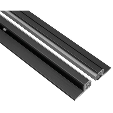 149MDKB-84 Door Frame Weatherstrip, 7 ft, Gray