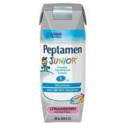 Peptamen Junior Strawberry Flavor Liquid 8 Oz. Can Part No. 9871660130 (24/case)