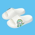 thumbnail image 2 of IVEYRTF Kids Slides Shoes Non Slip Thick Sole Casual Solid Color Home Slippers Bathroom Indoor Summer Comfort Breathable Slide Sandals, 2 of 7