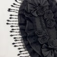 thumbnail image 4 of Slccxzc Sweet Lolita Hat with Tassels and Lace Decor Victorian Hat Self-Tied Headscarf for Tea Party, 4 of 7