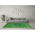 thumbnail image 3 of Ahgly Company Indoor Square Oriental Emerald Green Industrial Area Rugs, 5' Square, 3 of 4