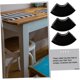 thumbnail image 5 of 16pcs U-Shaped Table Leg Protectors Durable Feet Covers for Hairpin Legs Noise Reduction and Easy to Clean Furniture Protection,Inner diameter 10mm,black, 5 of 5