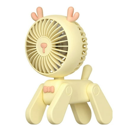 

Zoiuytrg Portable Fan Mini Cute Animal Table Fan Powered Personal Fan