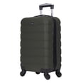 Wrangler 20” Carryon Rolling Hardside Spinner Luggage, Deep Depth