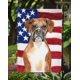 thumbnail image 3 of Caroline Treasures Ck1736gf Patriotic Usa Boxer Flag Garden Size Afortunado Sencillez, 3 of 3