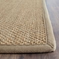 thumbnail image 4 of SAFAVIEH Natural Fiber Jovana Border Seagrass Runner Rug, Maize/Linen, 2'6" x 20', 4 of 6