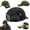 (Black), variant on Aviator Style Baseball Cap with Integrated Goggles, Vintage Goggles Hat | Retro Aviator Baseball Cap, Adjustable Unisex Fit, Lightweight Design For Cosplay, Outdoor Wear And Daily Fashion(Green)