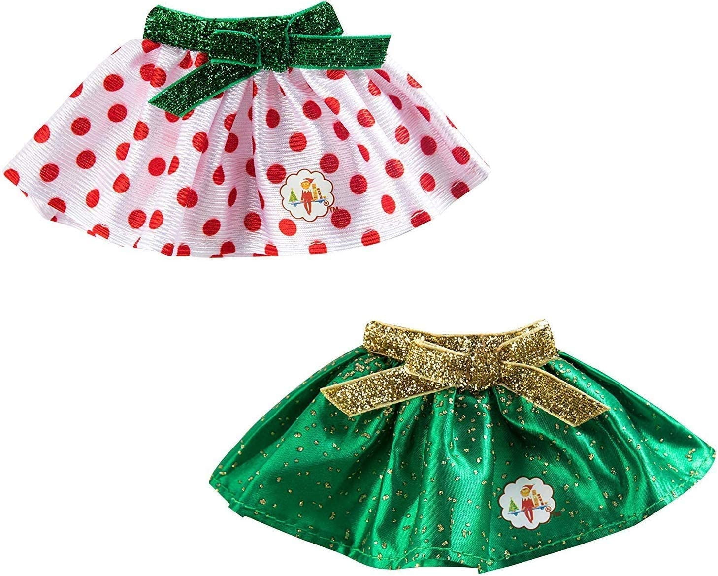 The Elf on the Shelf Outfit Pack - Party Skirt Pair and Switcheroo Sweater - 2 Festive Sweaters and 6-in-1 Sweater Set