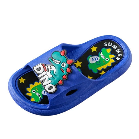 

SXcggal Children Slippers Summer Cute Cartoon Little Dinosaur Boy Baby Bathroom Sandals Casual Cute Stylish Kids Walking shoes