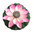 thumbnail image 1 of Lámpara solar de loto, luces de jardín, luces decorativas para escritorio, suelo, patio, pasarela, paisaje, luz de loto LED, 1 of 5