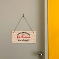 thumbnail image 5 of Open 24 Hours The Bathroom Seat Yourself 5x10 Hanging Plus Wall or Door Sign | Funny Restroom Home Décor, 5 of 7
