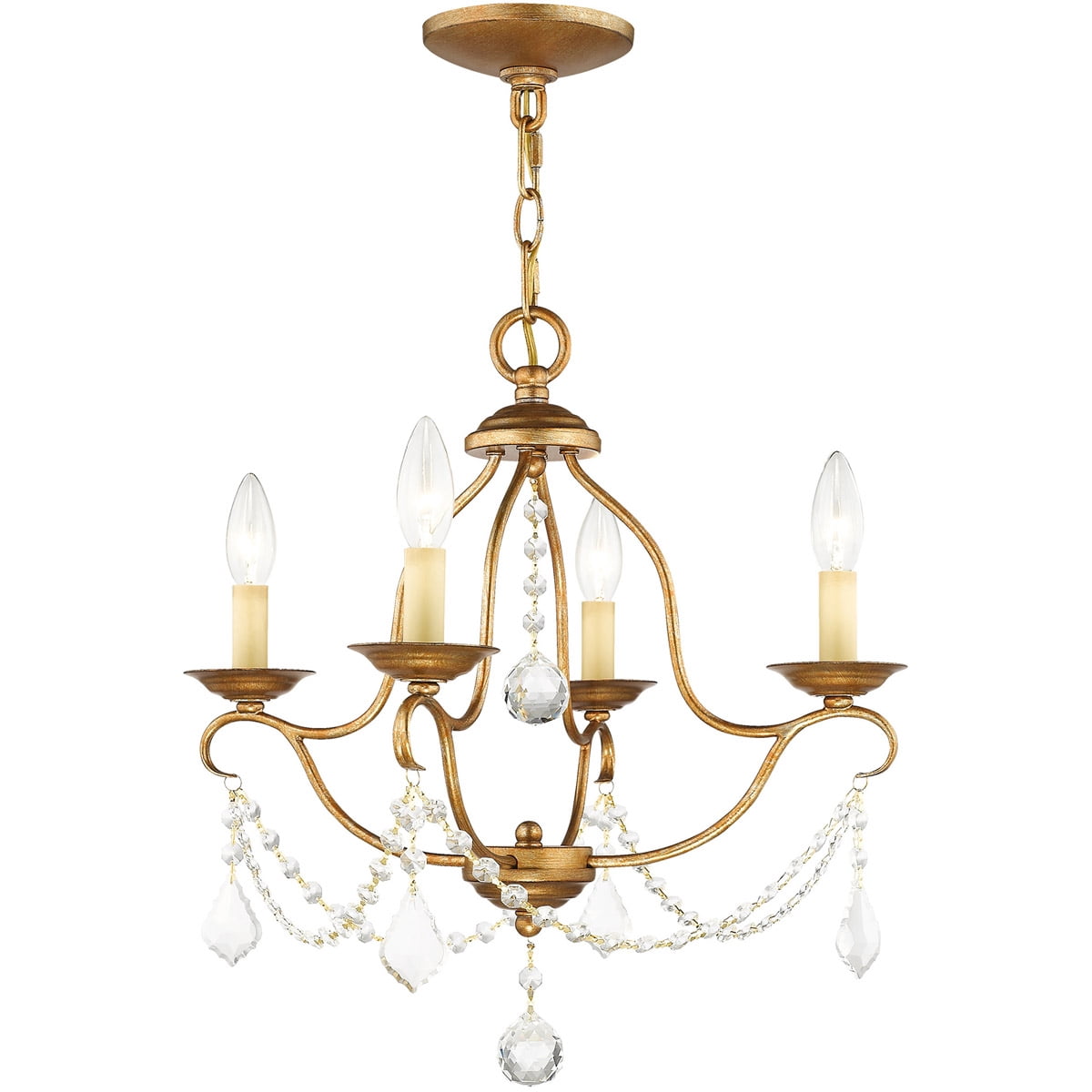 4 Light AGL Mini Chandelier with Steel base material
