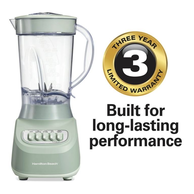 Hamilton Beach Smoothie Blender, 48 oz. Jar, Stainless Steel Blade