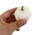 thumbnail image 3 of CIMAXIC 16Pack Pumpkins For Crafts Beige White 2.4 x 2.4 x 2.4in DIY Craft Realistic Simulation Pumpkin, 3 of 8