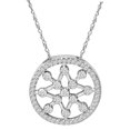thumbnail image 1 of Pendentif Diamant Cercle Étoile Flocon de Rêve 14K, 1 of 2