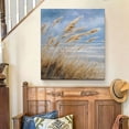 thumbnail image 6 of FLASHLUMI 16x24 Inch Coastal Pampas Grass Seascape Canvas Wall Art, Serene Beach Nature Decor for Living Room Bedroom, No Frame, 6 of 10