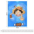 Cozy Kids One Piece Cartoon Blanket UltraSoft Fleece Throw Blanket