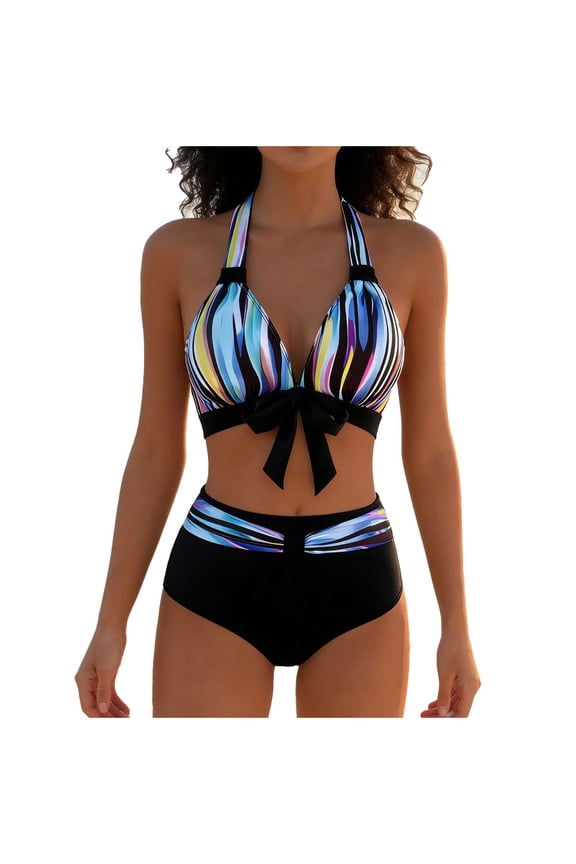 Trendy Swimsuit, Womens Bikini Sets Cheeky Two Piece Swimsuit Criss Cross Adjustable Straps Bathing Suit String Swim Suits, Swimwear Two Piece Sets Plus Size