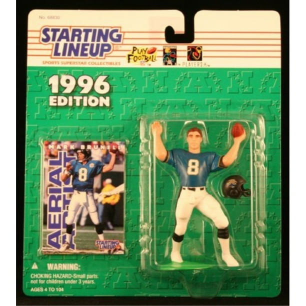 DREW BLEDSOE / NEW Angleterre Patriotes 1996 NFL Starting Lineup Action Figure Exclusive NFL Collector Trading Card