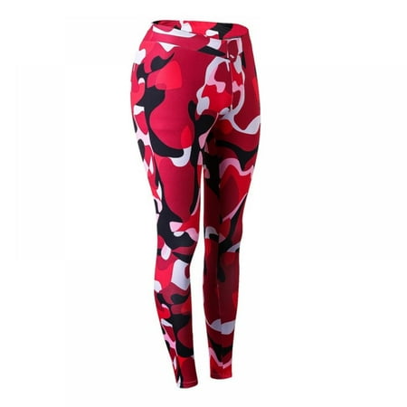 

Women High Waisted Tummy Control Training Pants Camouflage Quick Dry Flexible Breathable Gym Pants Compression Bodybuilding Jogger Tight Pants