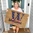 thumbnail image 4 of ViLaViDeca 4th Of July Door Mat Patriotic Doormat Entryway Rug Welcome Independence Day Doormat Stain And Fade Patriotic Decor Welcome Outdoor Mat Decorative For Home, 4 of 4