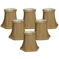 thumbnail image 2 of Royal Designs, Inc. Decorative Trim Scallop Bell Chandelier Basic Shade CS-703BG-6, Beige, 3 x 5 x 4.5, Pack of 6, 2 of 4