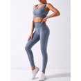 thumbnail image 3 of TFixol 2 uds. Sujetador con estampado de leopardo para mujer, mallas de cintura alta, Fitness sin costuras, 3 of 8