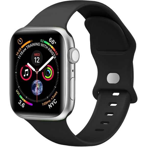 PLUMYHG-Sport Band Compatible with Apple Watch Bands 40mm 38mm 41mm 42mm 44mm 45mm 49mm for Women Men,Soft Silicone Waterproof Replacement Strap for Apple Watch Series 11 10 9 8 7 6 5 4 Ultra 3 2 1 S