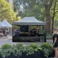 thumbnail image 2 of InstaHibit 4 Half Mesh Sidewalls for 15x10 Ft Pop Up Canopy Tent w/ Window Food Vendor Fair, 2 of 12