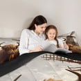 thumbnail image 5 of Homewish Animal Highland Cow 3 Pieces Queen Comforter Set for Boys Girls,Retro Lodge Cabin Windmill Ultra Soft Bedding Sets,Western Vintage Aesthetic Bedding Comforter Set Breathable, 5 of 8