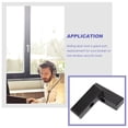 thumbnail image 3 of HINTRMENT 10pcs Child Proof Window Lock Security Window Lock Bar Black for Homeowners Safety, 3 of 7