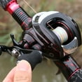 thumbnail image 4 of Baitcasting Reel Spool Trolling Reel Reels Profile Fishing Reel Reel Fishing ,Rigid Aluminum Skeletal Frame, 4 of 5