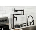 thumbnail image 3 of Kingston Brass KS4705CKL Kaiser Deck Mount Pot Filler Faucet, Oil Rubbed Bronze, 3 of 8