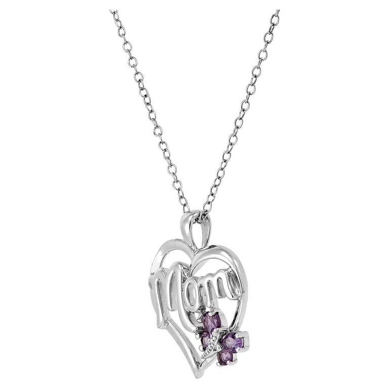 Amethyst 2024 mom necklace
