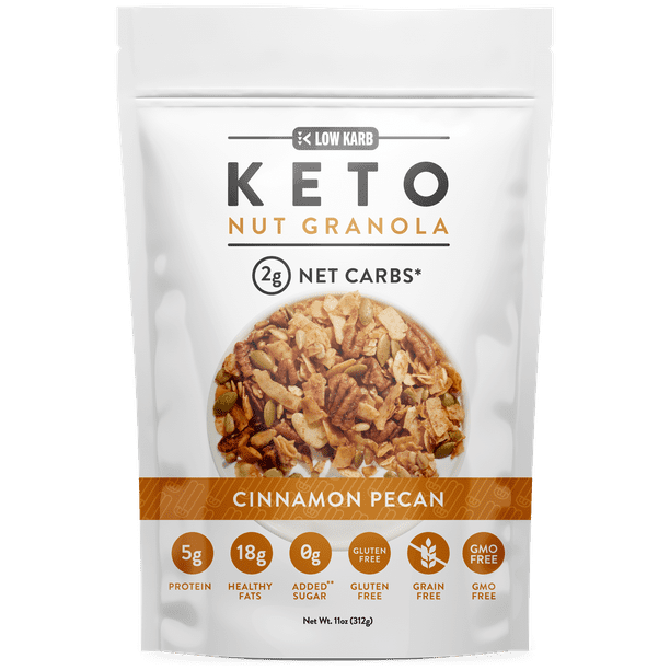 NuTrail Keto Nut Granola Cinnamon Pecan