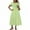 Green, variant on VBTAPA Summer Dresses for Women Short Sleeve V Neck Maxi Dress Smocked Waist A Line Dresses Flowy Tiered Tunic Dress with Pockets Sales of Today Blue L