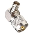 thumbnail image 2 of Conector coaxial RF de ángulo recto de 90 grados PL259 convertidor de cable PL259 UHF enchufe macho a BNC hembra Jack Adaptador de radio 1/2 Piezas Methold TX1027-02, 2 of 2