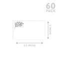 thumbnail image 5 of Koyal Wholesale Minimal Line Place Cards for Wedding Party Tables, Seating Name Place Cards for Holders, 60 Pack, 5 of 5