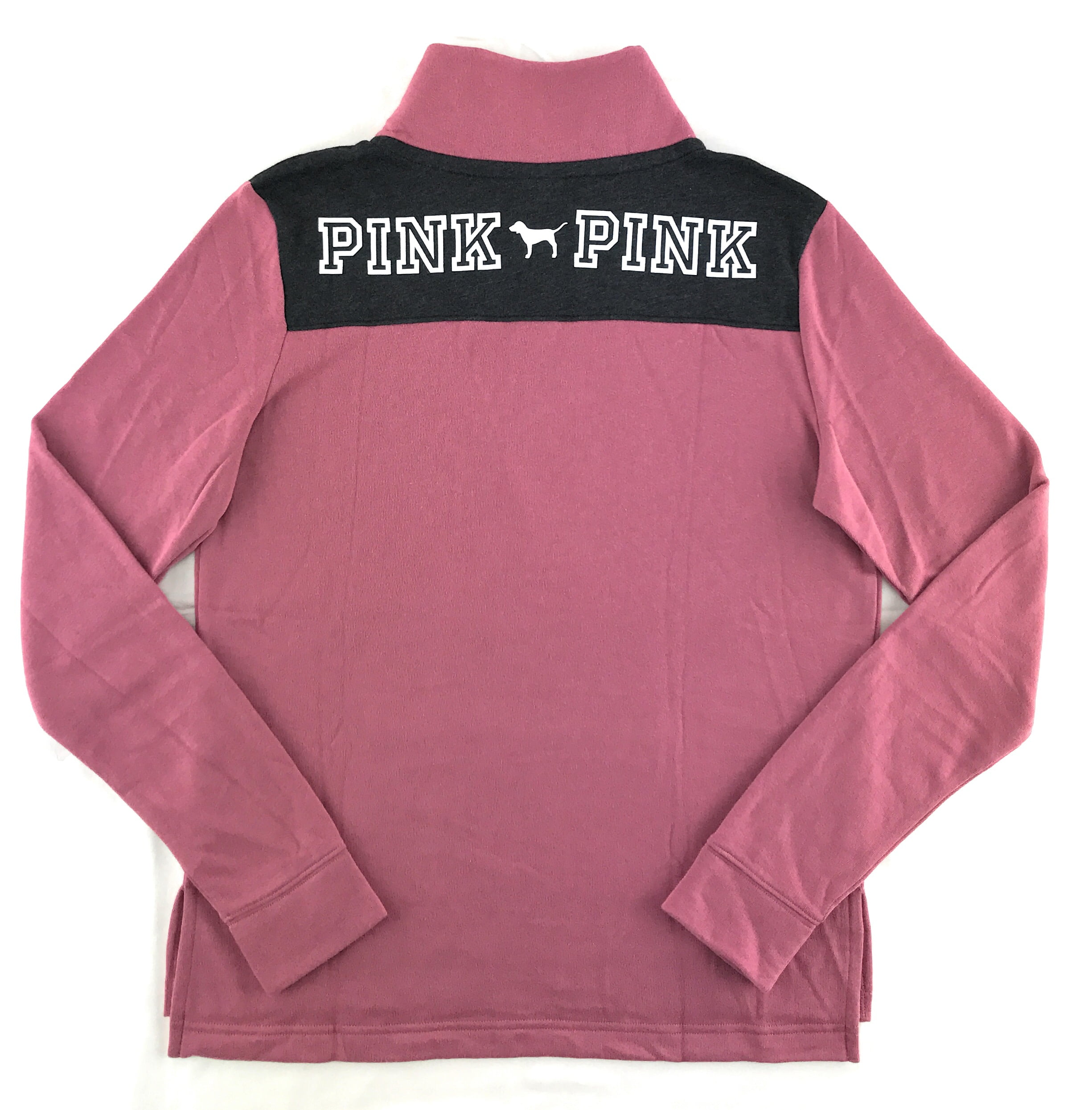 victoria's secret pink quarter zip hoodie
