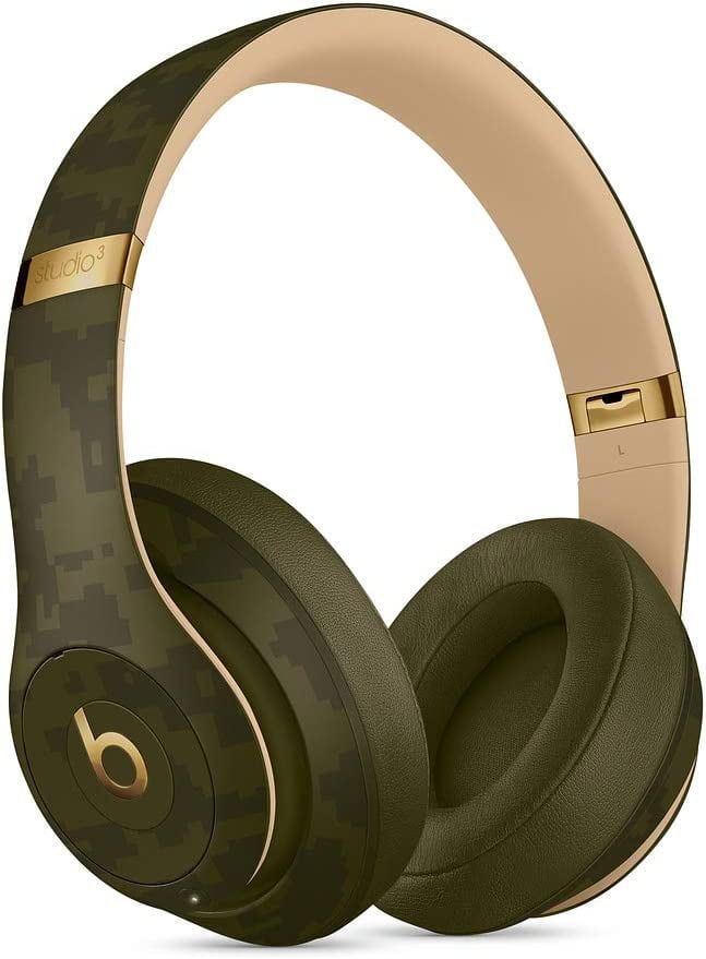 Restored Beats Studio3 Wireless Noise Cancelling Headphones - Beats Camo  Collection - Forest Green [Refurbished]