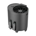thumbnail image 2 of Kbndieu Small Fan Neck Mounted Fan Silent Waist Mounted Outdoor Sports USB Fan Leaf Less Desktop Handheld Fan Home Essentials, 2 of 9