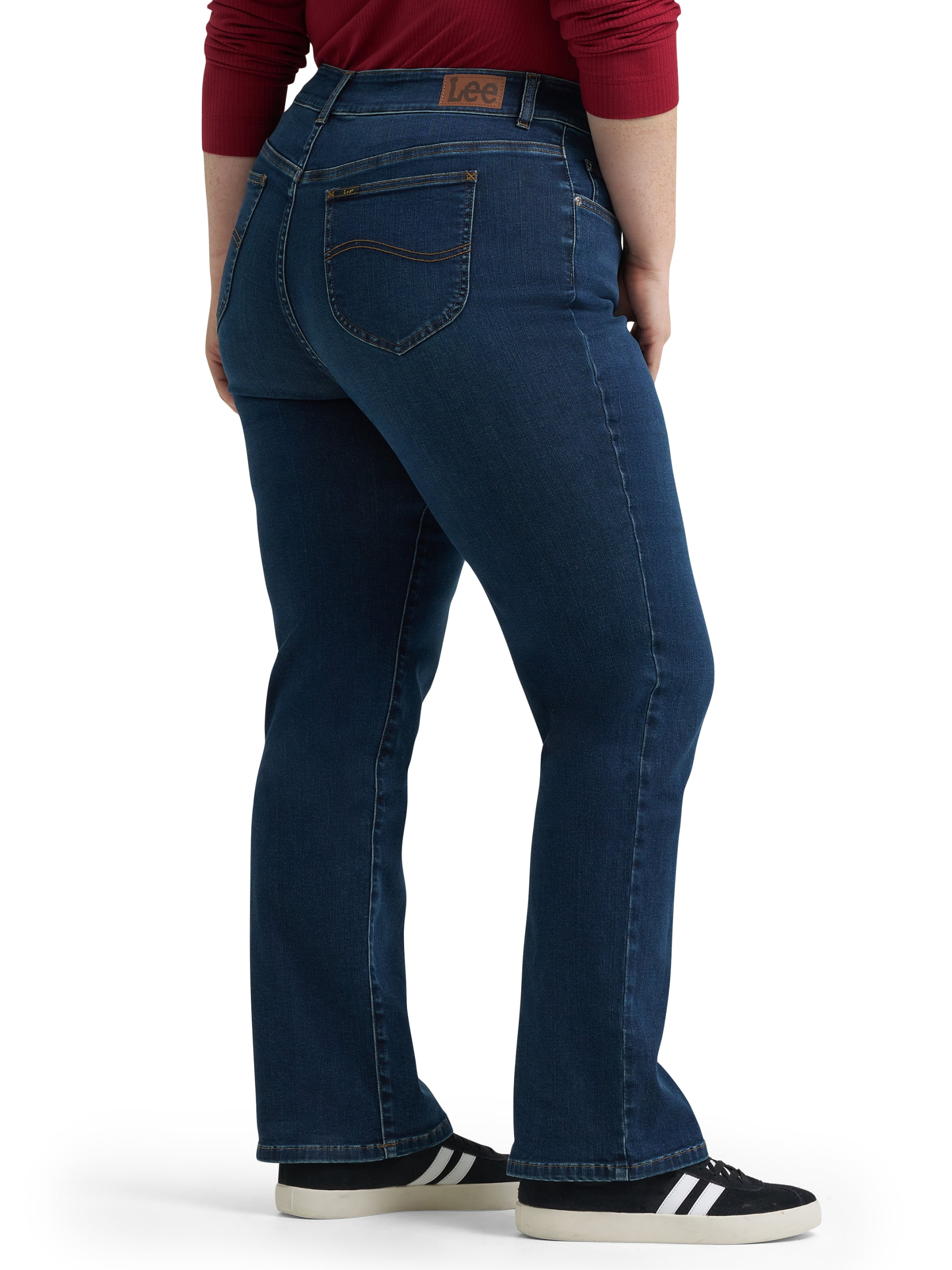 Lee® Women's and Plus Mid Rise Straight Leg Core Denim Jeans