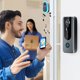thumbnail image 2 of Pisexur Electronics para hombres, timbre visual inteligente inalámbrico, timbre con video remoto Tuya, IP65, impermeable, intercomunicador doméstico, visión nocturna HD, WiFi, timbre de seguridad, ca, 2 of 9