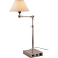 thumbnail image 1 of Elegant Decor TL3006 Lampe de Table Portable 40 Watts, Nickel Poli, 1 of 1