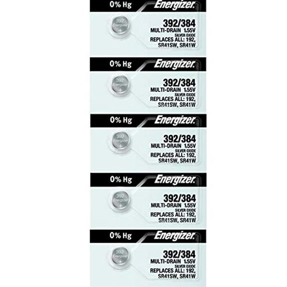 10 Energizer 392 384 Multi Drain Batteries Replaces LR41