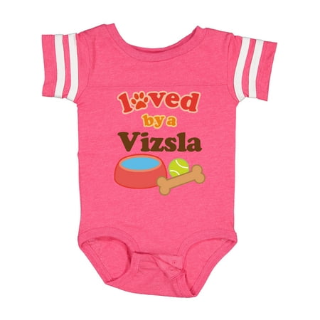 

Inktastic Vizsla Loved by a (Dog Breed) Gift Baby Boy or Baby Girl Bodysuit