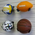 thumbnail image 3 of Support de Balle Sans Perforation Mural pour Sports Basketball Football Rangement Intérieur, 3 of 6