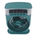 thumbnail image 4 of Ventilador humidificador portátil con función de alarma de temporizador Enfriador de aire recargable USB ajustable de 600 ml para la oficina en casa, 4 of 10