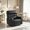 Black, variant on BarberPub Power Esthetician Facial Chair Lash Recliner for Spa Beauty Salon, Zero Gravity, USB&Type C Ports, Extended Footrest, PU Leather, Black