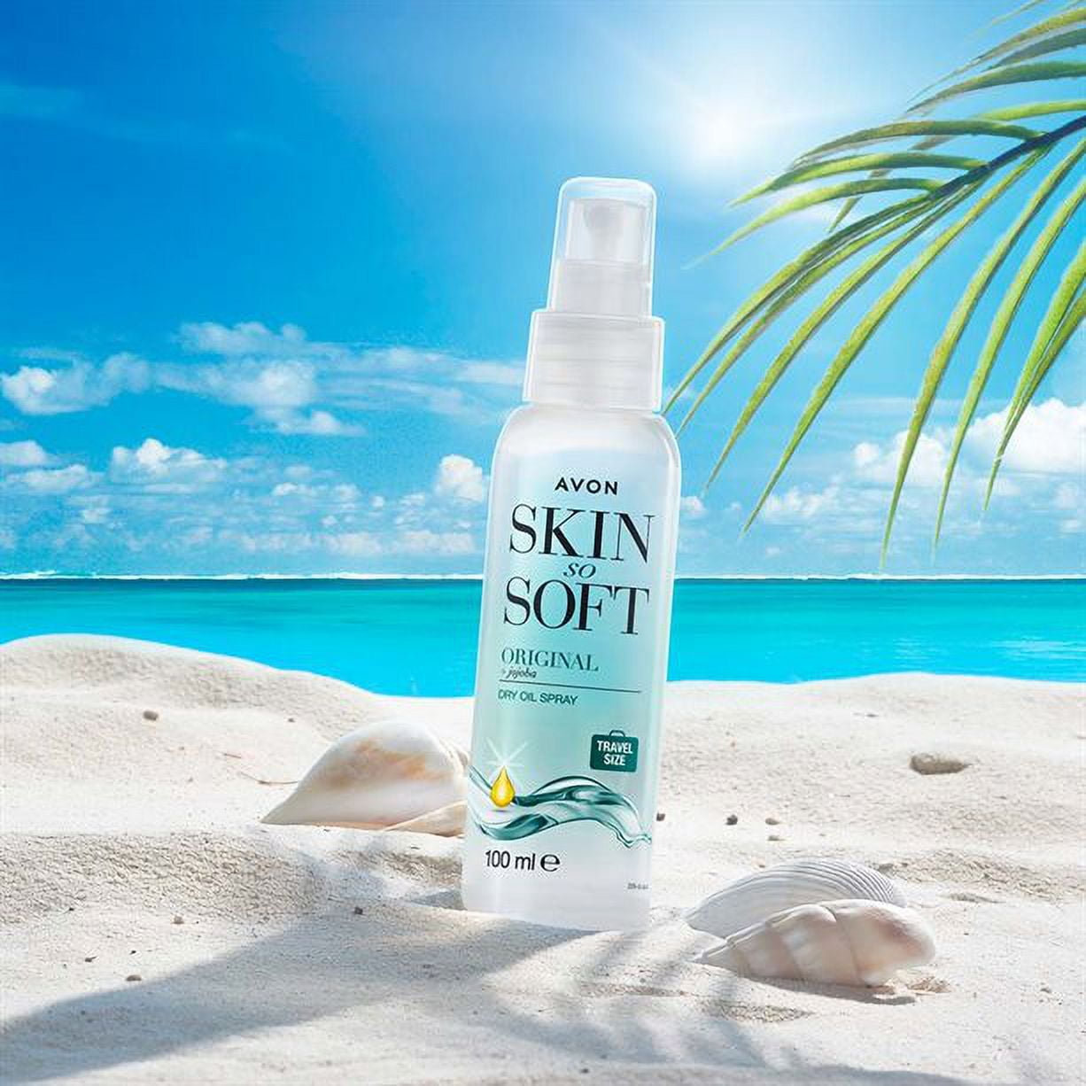 Skin So Soft Spray Body Oil with Jojoba Oil travel size 100ml 3.38 oz